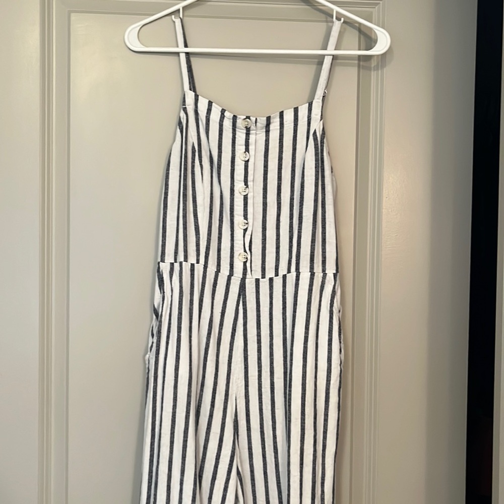 Striped romper